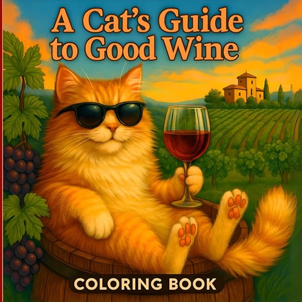 A Cat's Guide to the Good Life – Coloring Book: Stress